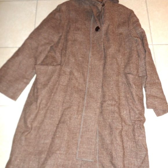 EVELYNE BRANDT LUXURY COAT 100% VIRGIN WOOL LINING NEW - Picture 7 of 8